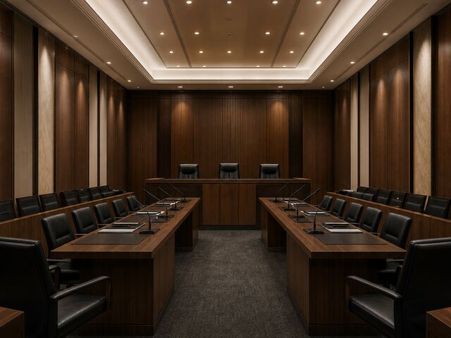 Arbitration hearing room
